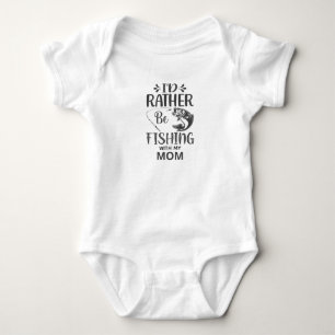I'd Rather Be Fishing with Mum Bodysuit
