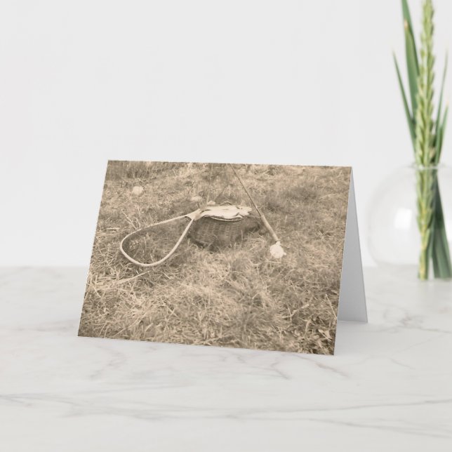 I'd Rather Be Fly Fishing Greeting Card (Front)