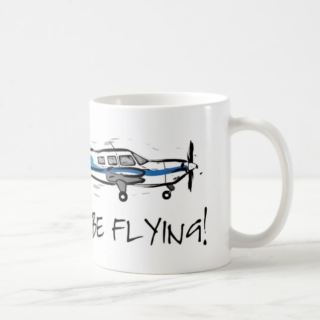 I'd rather be flying! mug PA 28 PPL (Right)