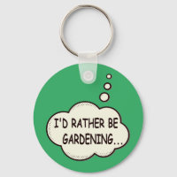 I'd Rather Be Gardening Funny Saying