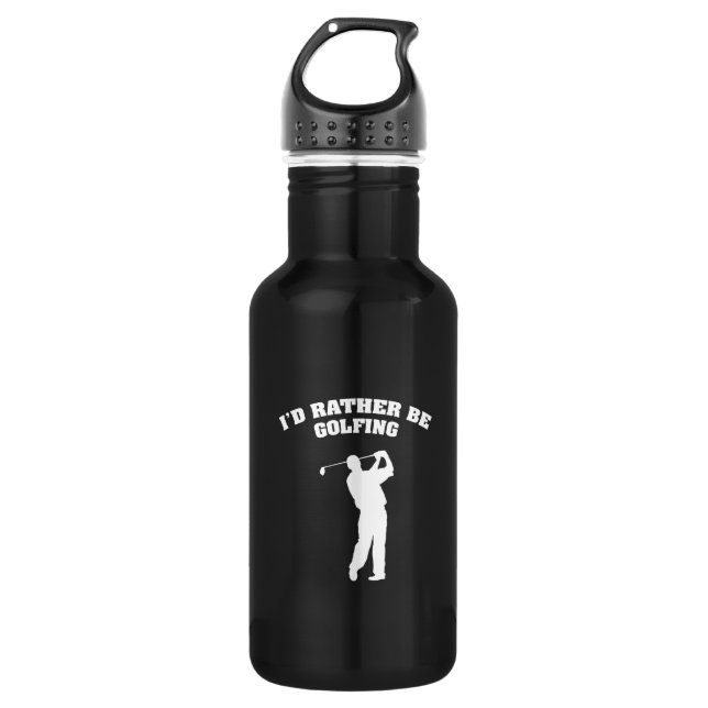 I'd Rather Be Golfing 532 Ml Water Bottle (Front)