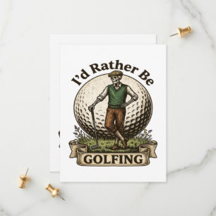 Id Rather Be Golfing Save The Date