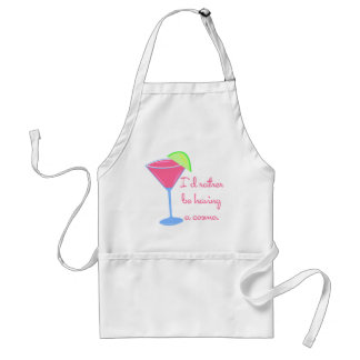 I'd rather be having a cosmo standard apron