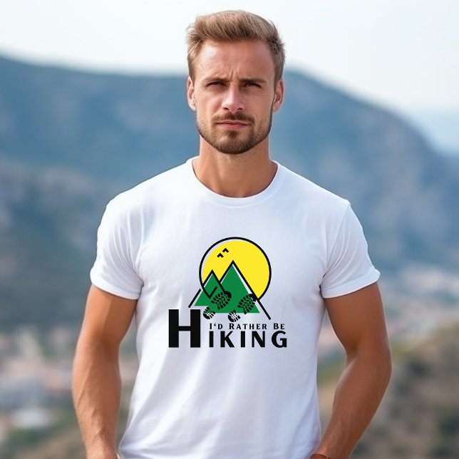 I'd Rather Be Hiking 2 Men's  T-Shirt (Creator Uploaded)