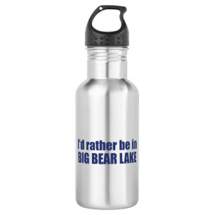 I'd Rather Be In Big Bear Lake California 532 Ml Water Bottle