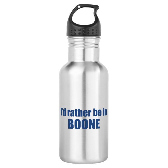 I'd Rather Be In Boone North Carolina 532 Ml Water Bottle (Front)