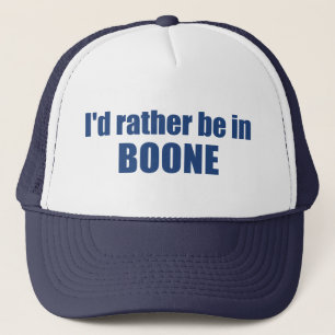 I'd Rather Be In Boone North Carolina Trucker Hat