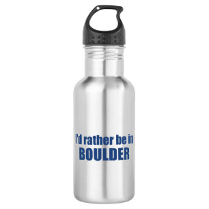 I'd Rather Be In Boulder Colorado 532 Ml Water Bottle