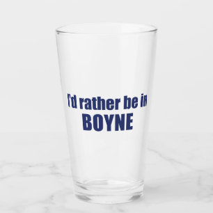 I'd Rather Be In Boyne Michigan Glass
