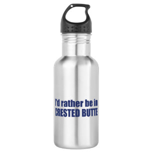 I'd Rather Be In Crested Butte Colorado 532 Ml Water Bottle