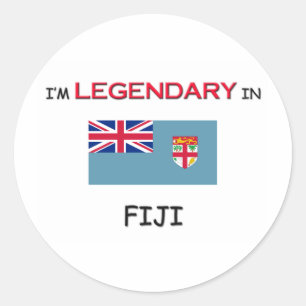 I'd Rather Be In FIJI Classic Round Sticker