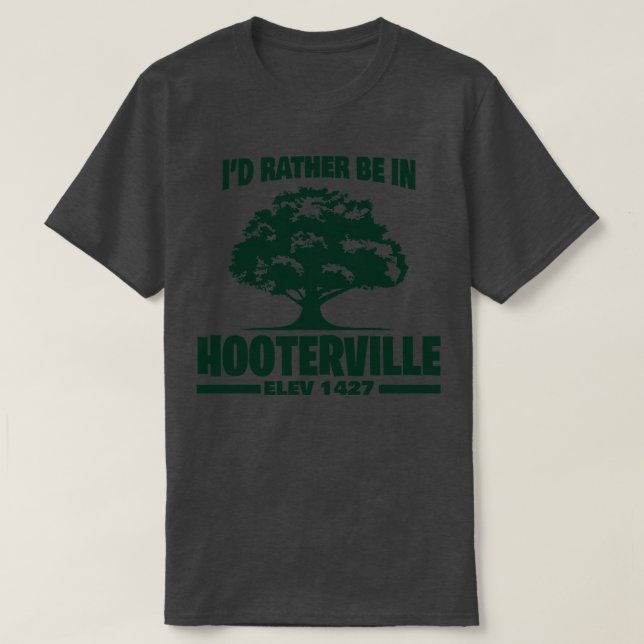 Id rather be in Hooterville Green Acres Petticoat  T-Shirt (Design Front)