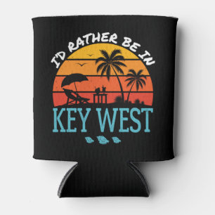 I'd Rather Be in Key West Souvenir Can Cooler