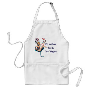I'd Rather Be in Las Vegas Cocktail design Standard Apron