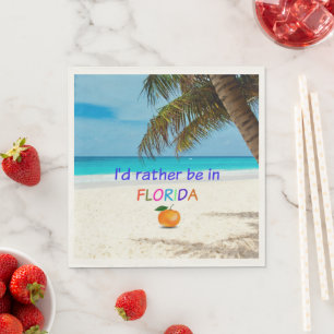 I'd Rather Be in (Sunny) Florida, Napkin