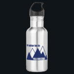 I'd Rather Be In Yellowstone Mountain 532 Ml Water Bottle<br><div class="desc">Yellowstone National Park in Wyoming and Montana and Idaho features dramatic canyons,  alpine rivers,  lush forests,  hot springs and gushing geysers,  including its most famous,  Old Faithful. It's also home to hundreds of animal species,  including bears,  wolves,  bison,  elk and antelope.</div>