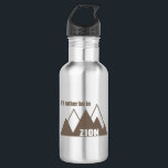 I'd Rather Be In Zion National Park Utah Mountain 532 Ml Water Bottle<br><div class="desc">Zion National Park in southern Utah is one of the most beautiful parks in the American system.</div>