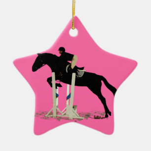 I'd Rather Be Jumping! Horse Ceramic Tree Decoration
