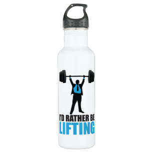 I'd Rather Be Lifting - Bodybuilding 710 Ml Water Bottle
