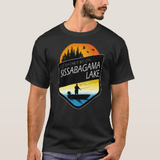 I'd Rather Be On Sissabagama Lake Wisconsin Fishin T-Shirt