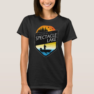 I'd Rather Be On Spectacle Lake Wisconsin Fishing T-Shirt