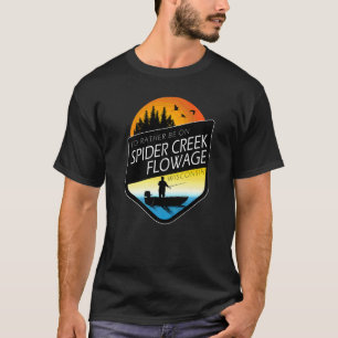 I'd Rather Be On Spider Creek Flowage Wisconsin Fi T-Shirt