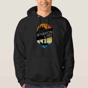 I'd Rather Be On Wabikon Lake Wisconsin Fishing Hoodie