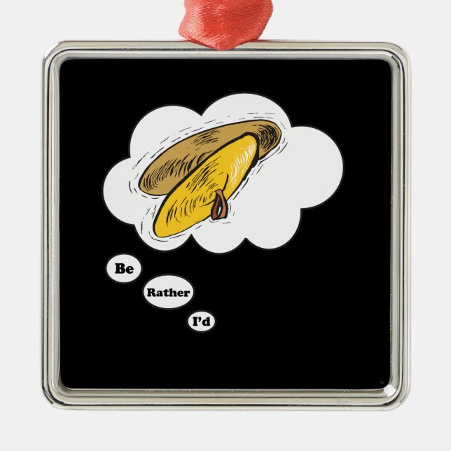 i'd rather be playing Cymbals Metal Tree Decoration (Front)