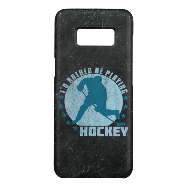 I'd Rather Be Playing Hockey Case-Mate Samsung Galaxy Case (Back)
