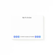 I'd rather be playing Pickleball 4x3 To Do