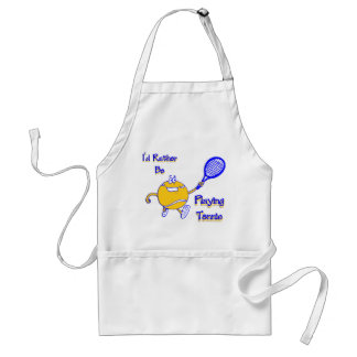 I'd Rather Be Playing Tennis Standard Apron