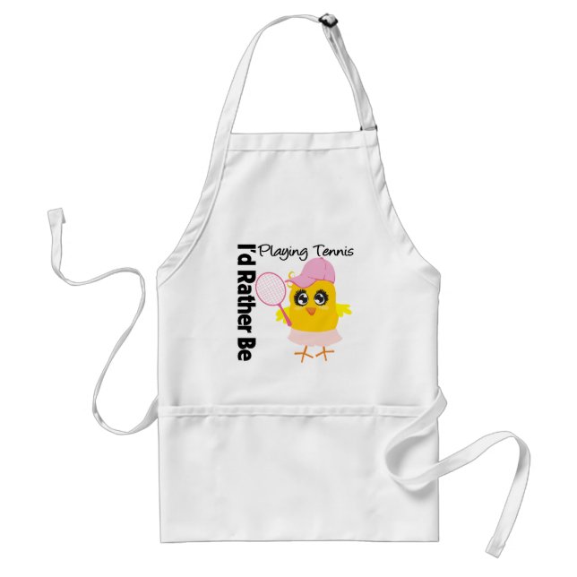 I'd Rather Be Playing Tennis Standard Apron (Front)