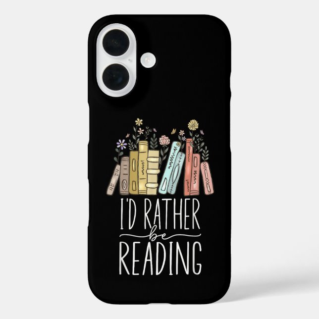 I'd Rather Be Reading Case-Mate iPhone Case (Back)