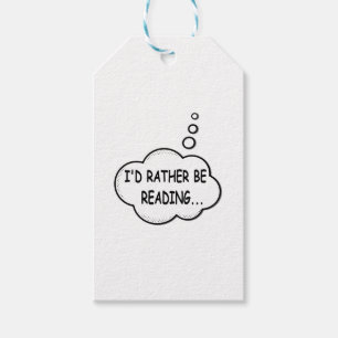 I'd Rather Be Reading Gift Tags