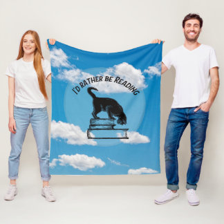 I'd Rather Be Reading Throw Blanket