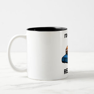 I'd Rather Be Reading Two-Tone Coffee Mug