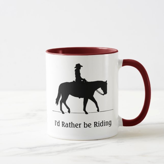 I'd Rather be Riding Mug (Right)