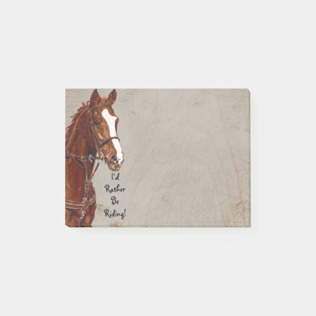 I'd Rather Be Riding Post-it Notes (Front)