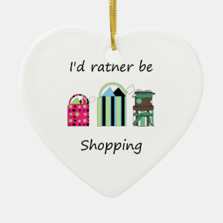 I'd rather be shopping ceramic tree decoration