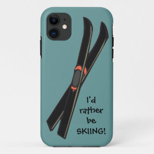 i'd rather be SKIING! Design iPhone Casemate Case-Mate iPhone Case