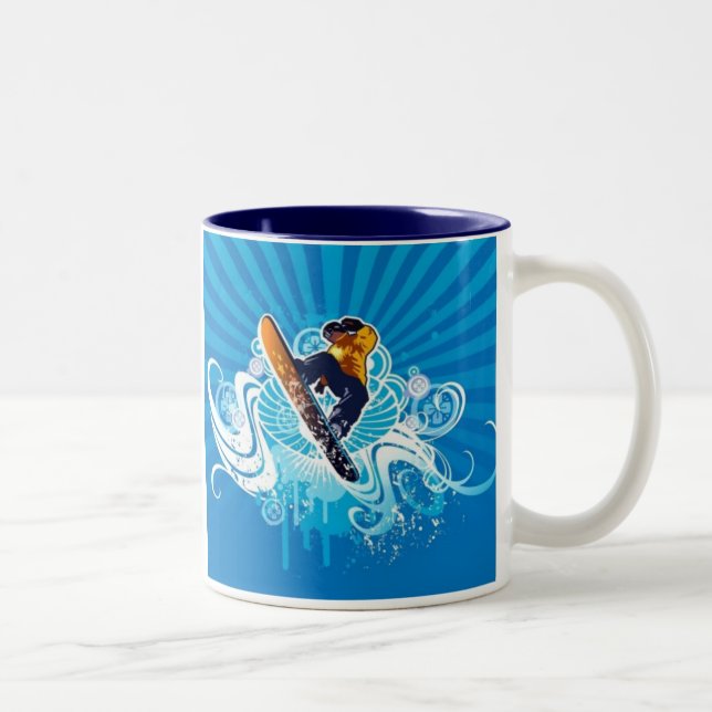 I'd Rather Be Snowboarding Mug (Right)