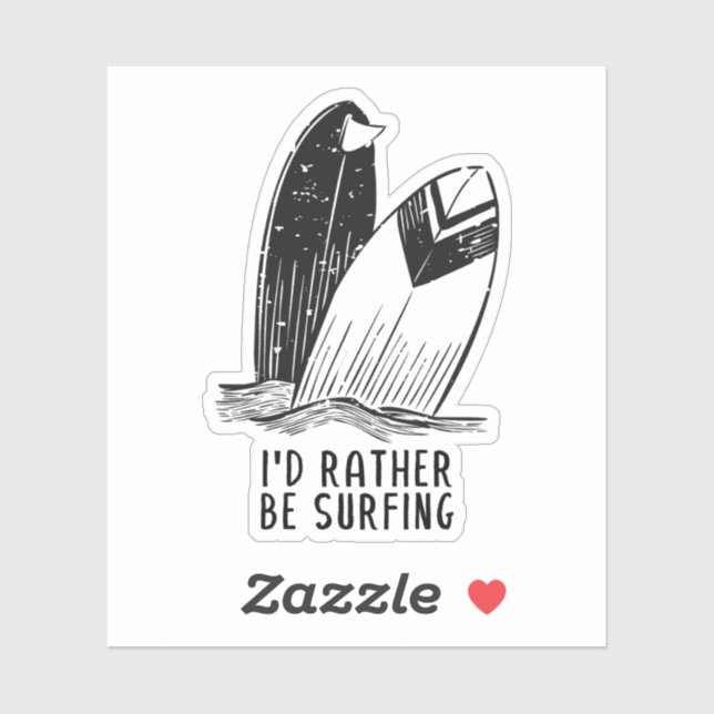 I'd Rather Be Surfing - Coastal Vibes (Sheet)