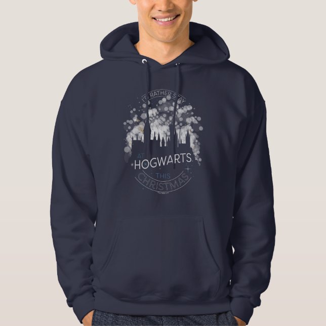 I'd Rather Stay At HOGWARTS™ Magic Lights Art Hoodie (Front)