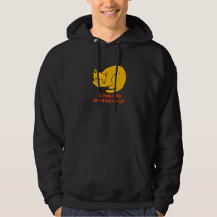 I'd Save My Cat Friends Cat  Buddy Kitten Sarcasti Hoodie