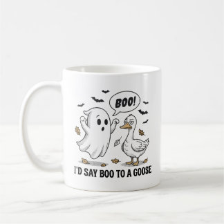 I'd Say Boo To A Goose – Funny Halloween Coffee Mug