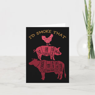 Id Smoke That Barbecue Card