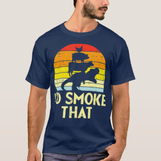 Id Smoke That Chicken Pork Beef Tre Retro Bbq T-Shirt
