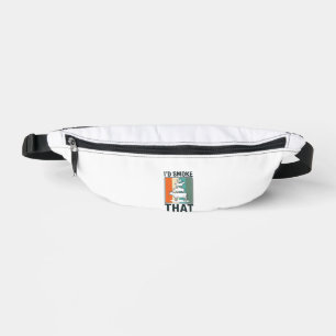 Id Smoke That Vintage BBQ Farm Animals Design Bum Bags