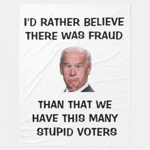 I'D TATHER BELIEVE ... FLEECE BLANKET