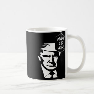 I'd Win Funny Trump 2024 Republican Usa Memes Coffee Mug